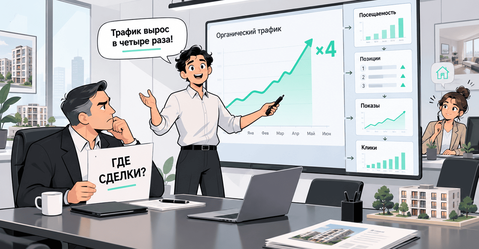 Кейсы SEO-продвижения сайтов недвижимости